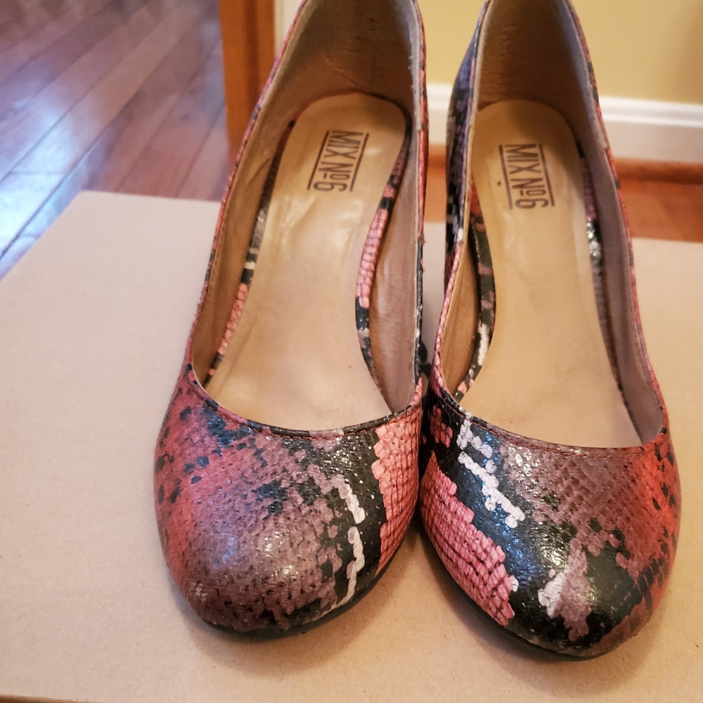 Mix No6 Snake Print Pump